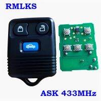 【☊HOT☊】 qiukekang81481 ที่ห้อยกุญแจรถยนต์3ปุ่มกุญแจรถยนต์รีโมท Keyless Entry Fob 433Mhz สำหรับ Ford Transit Mk6เชื่อมต่อ2000 2001 2002 2003 2004 2006 2005