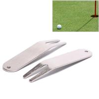 ZHAN pitch repair divot switchblade tool golf ball marker mark green golfer kit