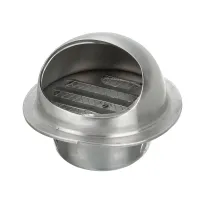 Stainless Steel Exterior Wall Ceiling Air Vent Various Size Ducting Ventilation Exhaust Grille Cover Vents Waterproof Cap Exhaust Fans