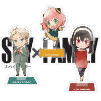 SPY FAMILY Anime Wilight Yor Forger Anya Forger สไตล์ขาตั้งอะคริลิครูปแผ่นผู้ถือเค้ก Topper อะนิเมะเดสก์ท็อป