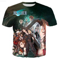 แฟชั่นเย็นอะนิเมะ Final (สต็อกเพียงพอ) Fantasy Vii เสื้อยืดชาย / หญิง 3D พิมพ์เสื้อยืดฮาราจูกุ Summer Top XS-5XLคุณภาพสูง size:S-5XL