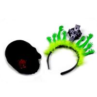 【LZ】℗  Halloween Tombstone Zombie Mão Headband Reutilizável Cosplay Traje Festa Hairband Decoração do feriado Acessório Do Cabelo