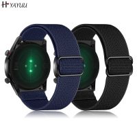 ❀❂◊ YAYUU 22mm Nylon elastyczny zegarek pasek dla Xiaomi Huami Amazfit GTR 47mm/GTR 2/GTR 2e/tempo/Stratos 3/2/2S pętli paski do wymiany