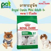 [2kg.] อาหารสุนัข RoyalCanin Mini Adult 8+ โรยัลคานิน อาหารสุนัขแก่ 8 ปีขึ้นไป สำหรับ สุนัข หมา สุนัขแก่ หมาแก่ อาหารสุนัขสูงวัย อาหารสุนัขแบบแห้ง