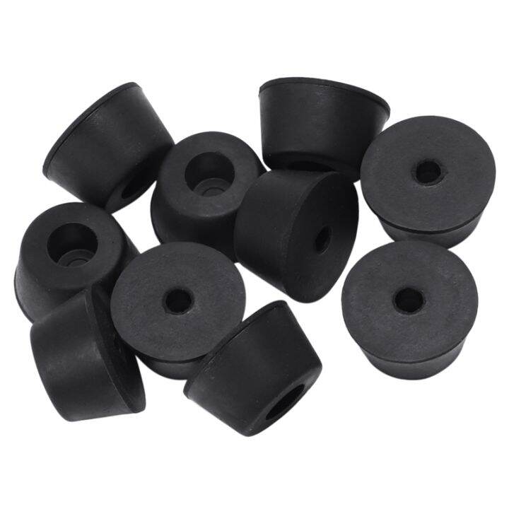 10 pcs 21 x 12 mm conical recessed foot feet rubber buffer Material