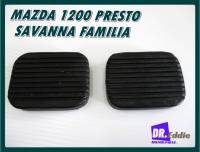 #ยางแป้นเบรก ยางแป้นคลัทช์ / MAZDA 1200 PRESTO SAVANA FAMILIA 2012 Brake Pedal + Clutch Pedal Rubber Set