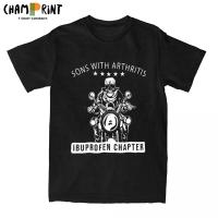 Men Tshirt Sons With Arthritis Ibuprofen Chapter Old Biker Cotton Tee Shirt Santa Claus T Shirt