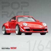 POPRace 1:64 Model Car RWB 997 Alloy Die-Cast Sport Vehicle-สีแดง