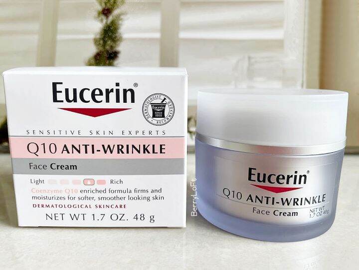 EUCERIN Q10 AntiWrinkle Face Cream 48 g. Lazada.co.th