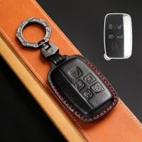 ใหม่เคสหนัง Kunci Remote Mobil ปลอกเปลือกสำหรับโรเวอร์เรนจ์โรเวอร์บกสปอร์ต Evoque Freelander สำหรับจาร์กัว XF XJ XE XJL XF