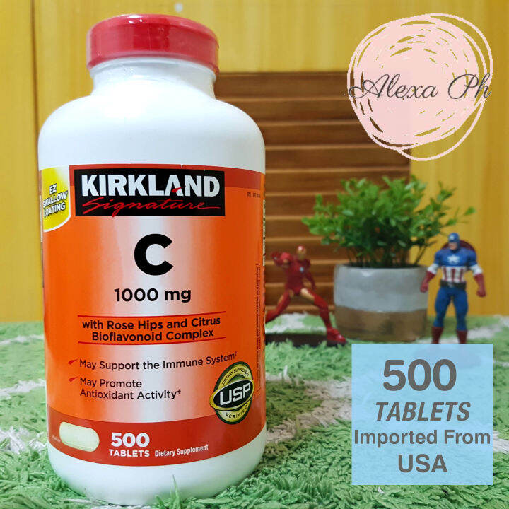(EXPIRATION APRIL 2026) Kirkland Signature Vitamin C 1000 mg, with Rose