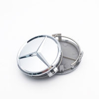 4ชิ้น75มมหมวกศูนย์กลางล้อรถสติกเกอร์ปิดสำหรับ Mercedes Benz W210 W211 W203 W204 W212 W123 W124 CLA CLK CLS GLA