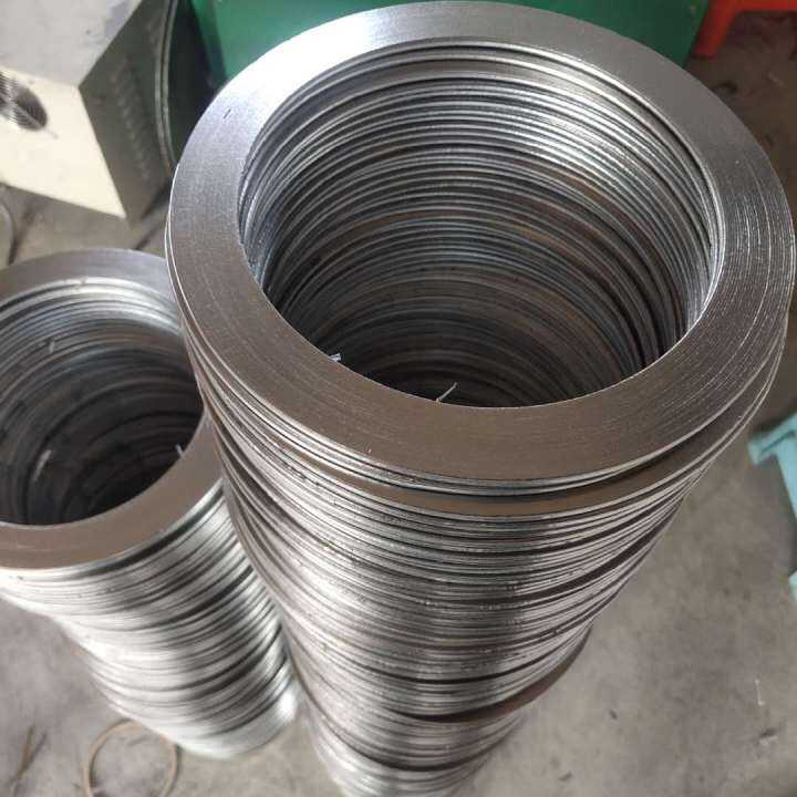 Carbon steel metal flange gasket metal winding gasket graphite sealing