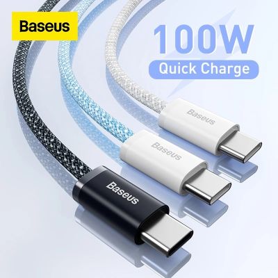 Baseus 100W สายชาร์จเร็ว Type-C To 5A สําหรับโทรศัพท์มือถือแท็บเล็ตสําหรับ Applebook 2020 Air4 รองรับ 480Mbps