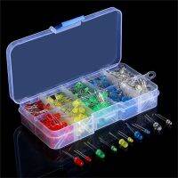 TAQ57 200pcs สีฟ้า สีขาว โคมไฟ สีเหลือง ชุด DIY Kit ไดโอดเปล่งแสง ลูกปัดแสง 3 มม ชุดไดโอด LED 5mm