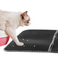 Cat Litter Mat Double Layer Litter Cat Bed Pads Washable Reusable Training Mat Product Bed for Cats House Clean Mat