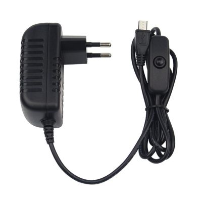 5โวลต์3A Power Adapter สาย USB เปิด/ปิดสวิทช์ชาร์จสำหรับราสเบอร์รี่ Pi 3รุ่น B + B พลังงานในครัวเรือนโมดูล D Ropshipping