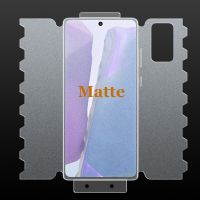 hot【DT】 Matte Front   Back Hydrogel Film S22 S21 S20 Note 20 S23 Sides Frosted Cover Protector