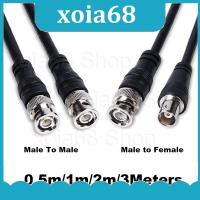 xoia68 Shop 10x BNC Male to Male female Adapter dual head Cable 0.5M 1m 2m 3meter video Connector extension Pigtail Wire For tv CCTV Camera