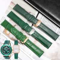 Leather strap for men and women Suitable for Rolex Green Water Ghost DW only way when Swarovski Fiyta green watch strap