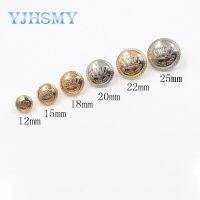 A-19512-558 10pcs Metal rhinestone diamond button for gold clothing  perforated decoration  clothing accessories DIY material Haberdashery