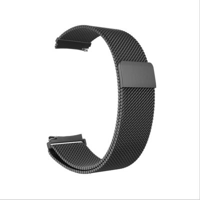 สำหรับ Samsung Galaxy Watch4 44มม. แถบนาฬิกาแบบ Milanese (สีดำ)