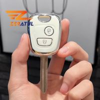 【LZ】✌◑  TPU Car Remote Key Case Auto Shell Fob Protector Capa para Peugeot 106 107 206 207 306 307 406 407 Citroen C1 C4 Acessórios