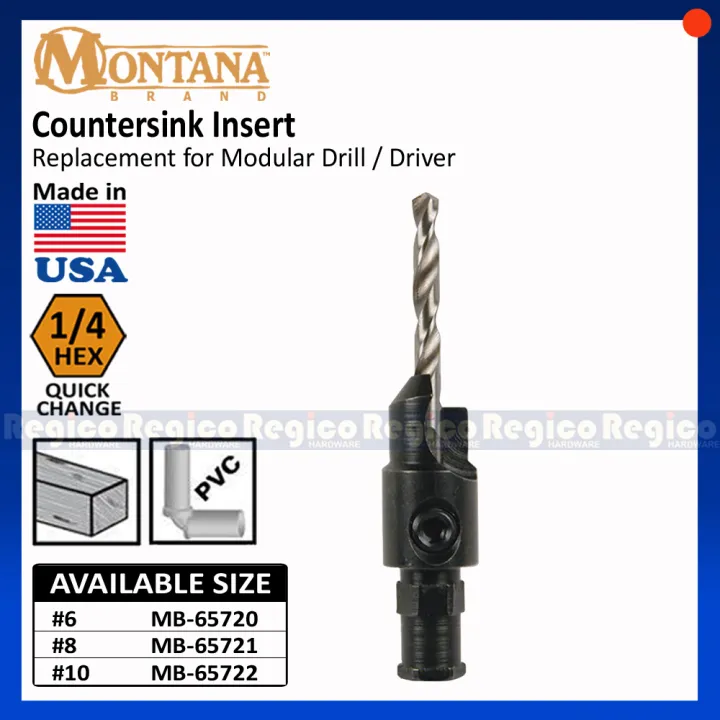 Montana Countersink Insert Replacement for Modular drill / driver