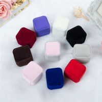 Velvet Engagement Earring Ring Pendant Jewelry Display Box