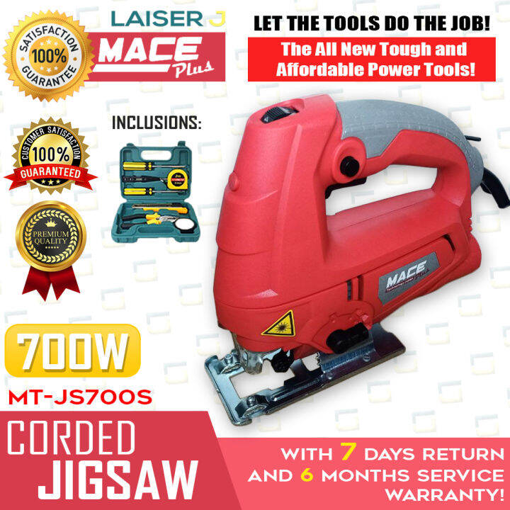 Mace Plus Electric Jigsaw 700W MTJS700S +Hand Tools •100 ORIGINAL