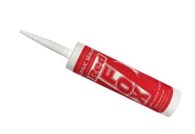 Red Fox Acrylic sealant กาวอะคริลิก กาวซิลิโคน ซิลิโคน ยาแนวกระเบื้อง อะคลิลิคซีลแลนท์ สีขาว