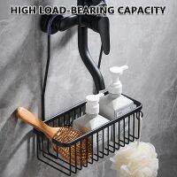 Stainless Steel Bathroom Storage Shelves Hanger with Rustproof Hooks Baskets Shower Shampoo Holder Bathroom Accessories