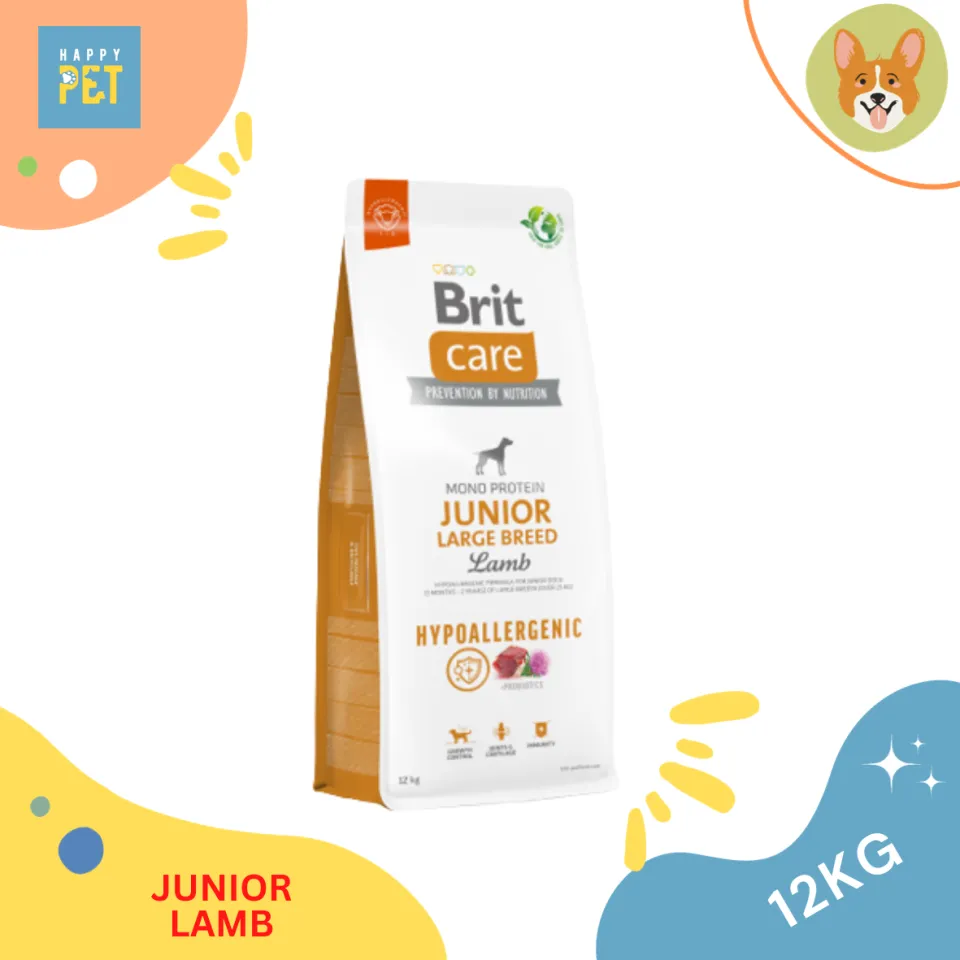 brit care junior large breed lamb and rice