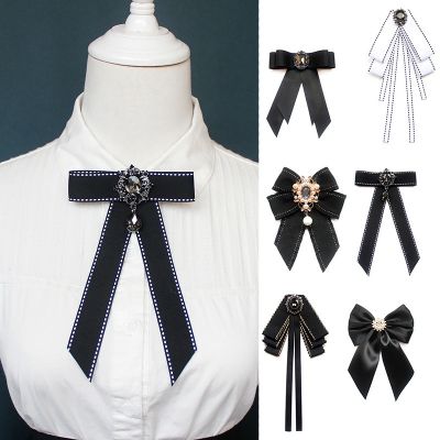 【cw】 Bow Tie for Collar Shirt Blouse JK Student Business Clothing Accessories Hand Made ！