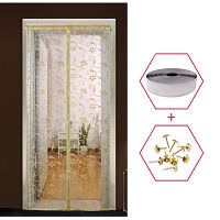 Mosquito Net Door Screen Magnetic Tulle Shower Curtain Hands-free Mosquito Net Curtain For Kitchen Window Organza Door Screens