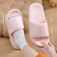 Thick Platform Woman Slippers New Sandals Couple Indoor Beach Flip Flops for Men