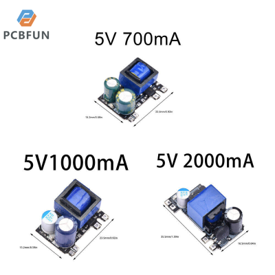 pcbfun บอร์ดควบคุมแรงดันไฟฟ้าแปลง Step Down Buck DC ไป DC โมดูลแหล่งจ่ายไฟโวลต์ปรับได้