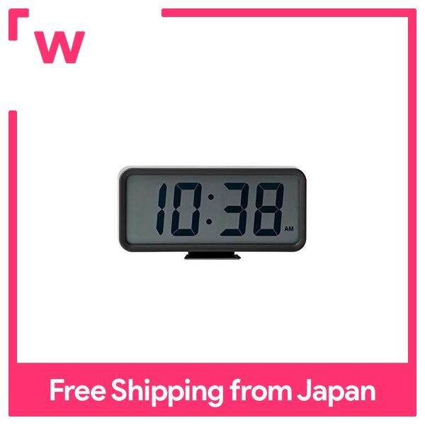 MUJI Digital Clock / Medium (with alarm function) Black / Model MJ