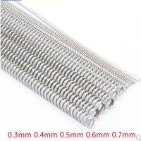 2-5pcs/lot 0.3mm 0.4mm 0.5mm 0.6mm 0.7m 304 Stainless Steel Long Spring Y-type Compression Spring Outer Dia 3-6mm Length 300mm