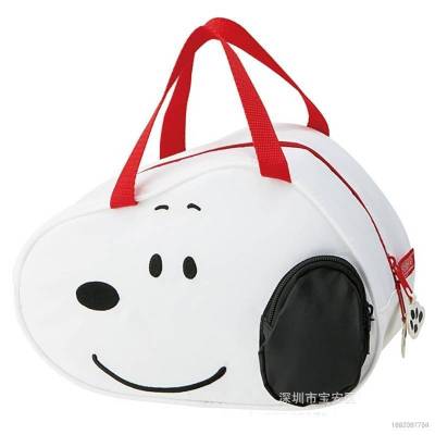 Peh1 กระเป๋าใส่อาหารกลางวัน ลายการ์ตูน Snoopy น่ารัก ความจุเยอะ แฟชั่น เรียบง่าย คุณภาพสูง