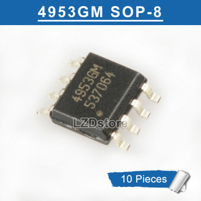10ชิ้น4953GM SOP-8 AP4953GM-HF SOP8 AP4953GM SOP SMD P-Channel MOSFET แบบดั้งเดิมใหม่