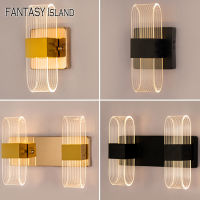 Indoor Acrylic Wall Lamp Modern LED Mounted Sconce Wall Light Warm White Cold White Natural light For Bedroom Corridor Stairs