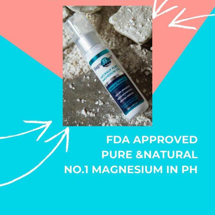FDA Certified! MagneZIum®️ 100 Naturally Pure Magnesium Oil Spray