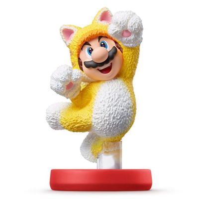 Nintendo Amiibo - Cat Mario/แมว Peach / Bowser / Bowser Jr. - Super Mario 3D World / Super Smash Bros. ซีรีส์สำหรับสวิตช์และ Wii