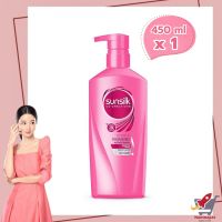 Sunsilk Smooth &amp; Manageable Shampoo 450 ml  ซันซิล แชมพู สูตรผมมีน้ำหนักจัดทรงง่าย 450 มล.