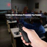 Wireless USB 2.4Ghz รีโมทคอนโทรล PPT Pen Clicker สำหรับ Power Point Presentation