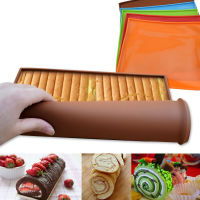 Swiss Roll Mats Nonstick Kitchen Accessories Cake Rolls Molds Cake Pad Silicone Baking Rug Mat Pastry Tools