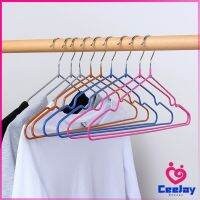 CeeJay ไม้แขวนเสื้อ ไม้แขวนหุ้มซีลีโคนกันลื่น ราคา 1 ชิ้น Non-slip hanger for 1pcs สปอตสินค้า