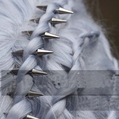 【YF】 10PCS  Hairpins Hair Accessories for Women Dreadlocks Cone Decoration Clip Braid Africa Stainless Steel Body Jewelry