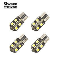 4 Pcs T10 W5W Car LED Lights 16 SMD 2835 Dome Reading Map Door Trunk License Plate Lamps Warm White DC 12V Auto Side Marker Bulb